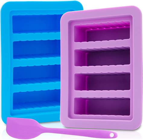 Amazon.com | KeFanta 2 Packs Silicone Butter Mold, Butter Tray with Lid ...