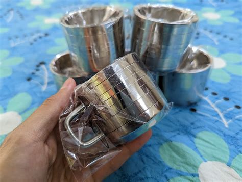 Buy Pratik Stainless Steel Double Wall Cup (100ml) (Tool Touch) Online ...