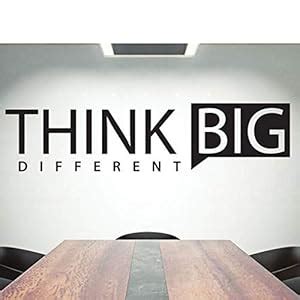 Buy Gadgets Wrap Vinyl Think Big Quotes Wall Stickers Office Wall Decal ...
