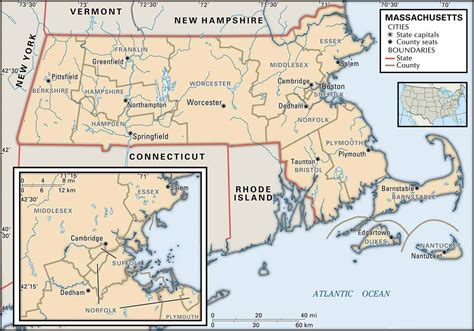 Massachusetts County Maps: Interactive History & Complete List