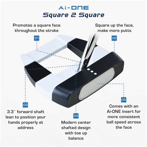 Odyssey Ai-ONE Square 2 Square Jailbird 34" - MY7GOLF