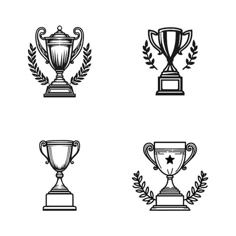 Icône du trophée des vainqueurs Icône plate vectorielle de la coupe de ...