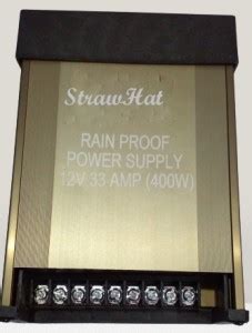 StrawHat 33 Amp 12 V Led Rainproof power supply SMPS (Pack of 1) 400 ...