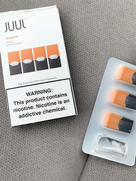 Found mango pods in US a long time after their ban : r/juul