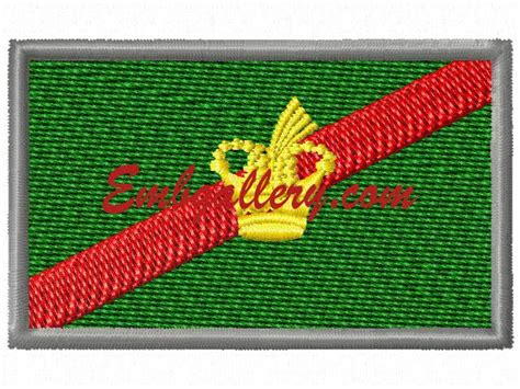 "Flag of Pamir" | Machine embroidery design