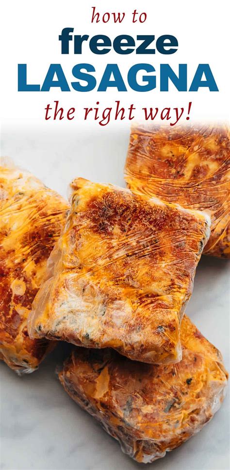 How to freeze lasagna and reheat it - My Food Story