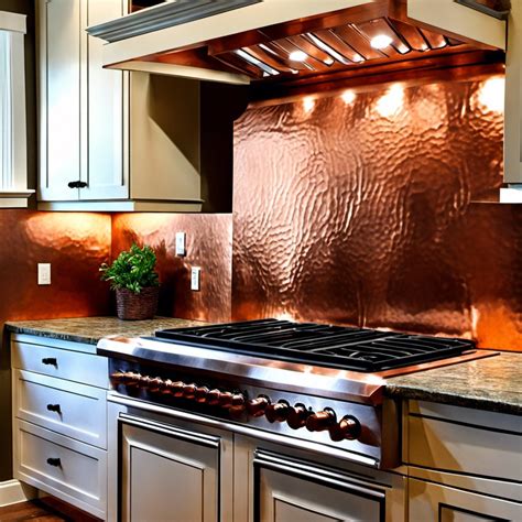 20 Unique Backsplash Copper Accent Ideas for Your Aesthetic Kitchen Space