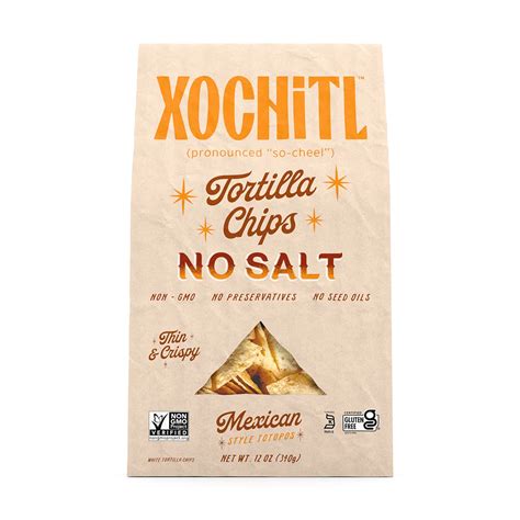 No-Salt Tortilla Chips – Xochitl Chips and Salsa