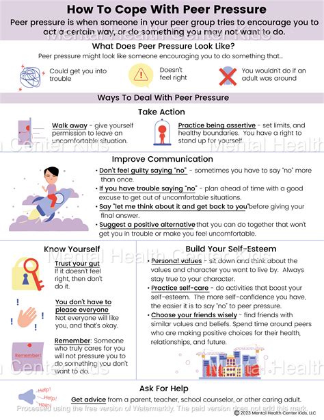 How to Cope with Peer Pressure - Worksheets Library