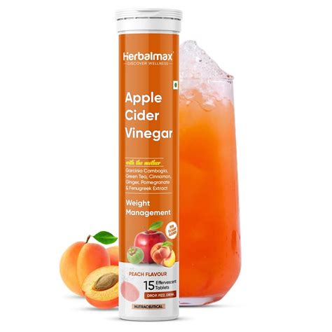 Buy Peach Flavored ACV for Metabolism Boost Online - Herbalmax