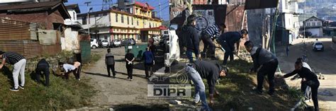 Participants during a cleanliness drive and beautification of public ...