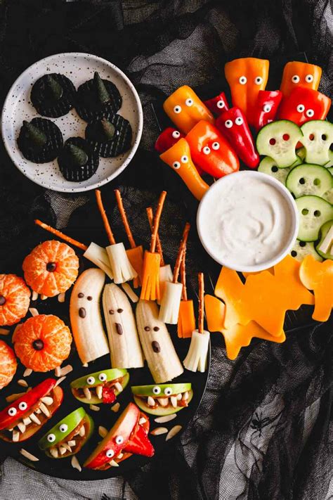 Healthy Halloween Snacks for Kids (Easy & Healthy) ~Sweet & Savory