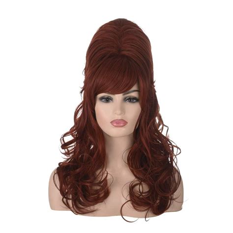 MORTICIA Beehive Vintage Women Wig | Long Curly Updo India | Ubuy