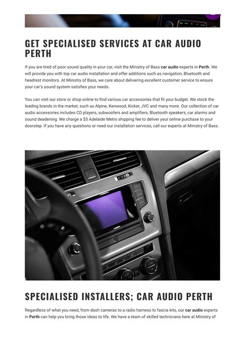 PPT - Car Audio Perth PowerPoint Presentation, free download - ID:11355674