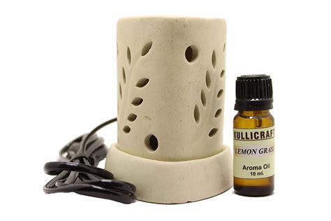 KC KULLICRAFT Ceramic Triangle Shape Electric Aroma Diffuser Burner ...