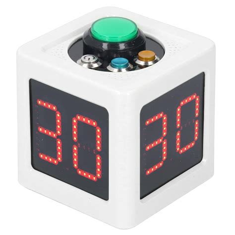 Cube Timer, 1.4in LED HD Electronic Display Digital Cube Timer Supports ...