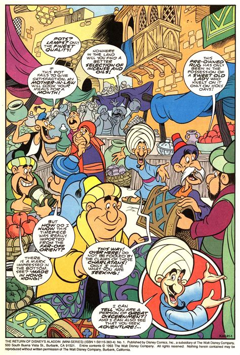 Read online The Return of Disney's Aladdin comic - Issue #1