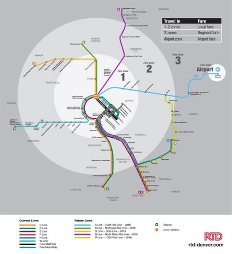 Transit Maps: Submission – Future Official Map: Denver RTD Rail Map for ...