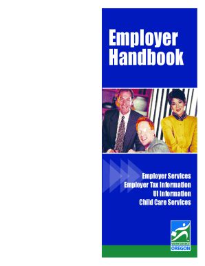 Fillable Online Fillable Online oregon Employer Handbook Employer ...