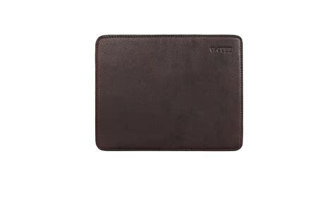 V-CUBE DESIGNS Genuine Leather Mouse Pad Stitched Edge, Handmade (2mm ...