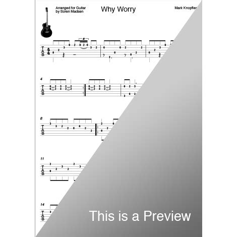 Image result for Why Worry Guitar Lesson