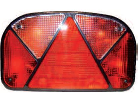 Feux pour poids lourds 12 V : Feu arrière 5 fonctions 12 volts ...