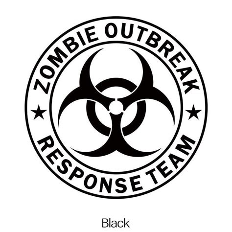 Reflective Zombie Outbreak Funny Car Window Decal – CRAZE