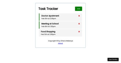 TaskTracker JavaScript Code 的图像结果