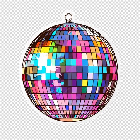 Premium PSD | Disco ball isolated on transparent background