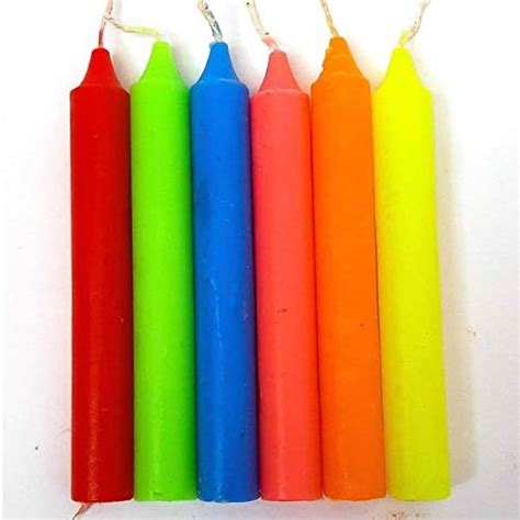 Kuber Selection Pack of 10 Pcs 5 INCH 14mm PREMIUM Multicolored Taper ...