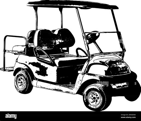 Funny People Golf Cart Clipart
