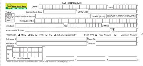 NACH (National Automated Clearing House) | karur Vysya Bank