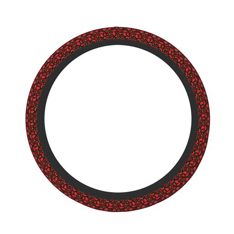 Daiia Tomatoes And Chili Steering Wheel Cover Auto Steering Wheel Covers Breathable Anti-Slip ...