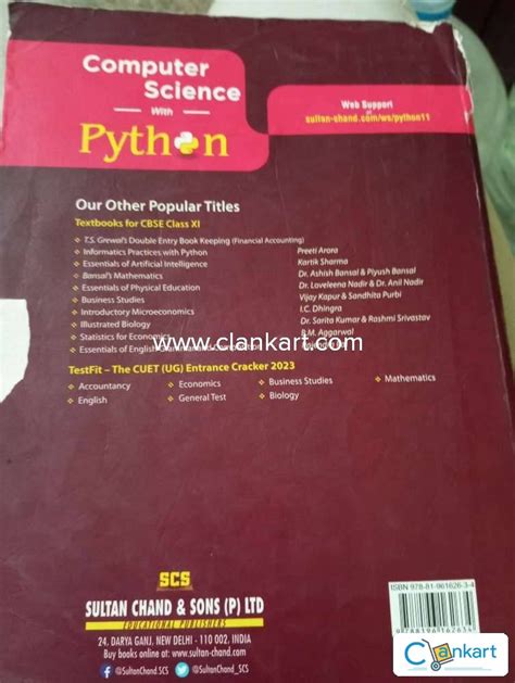 Computer Science with Python Class 11 Preeti Arora PDF 的图像结果