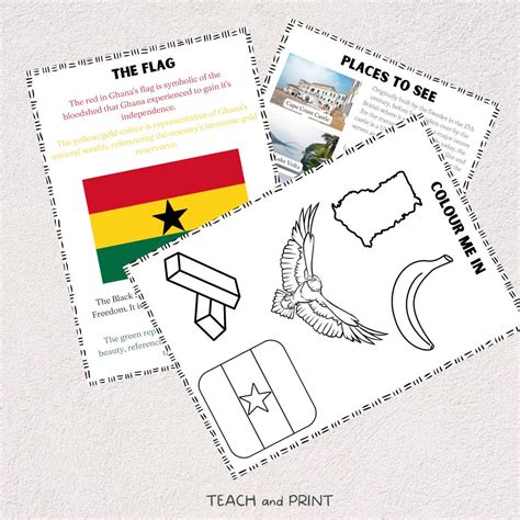 GHANA - Countries of Africa Unit Study - Etsy - my country ghana history