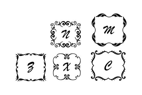 Image result for Monogram Lettering Font