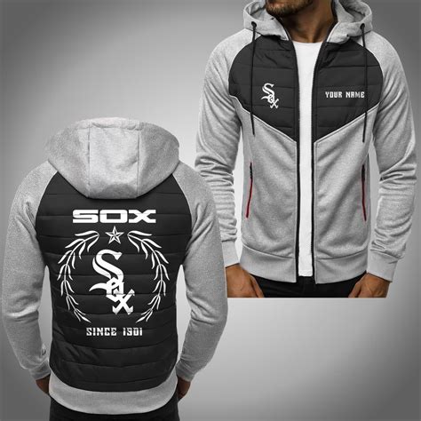 Chicago White Sox Padded Cotton Zip-Up Hoodie – Nousty