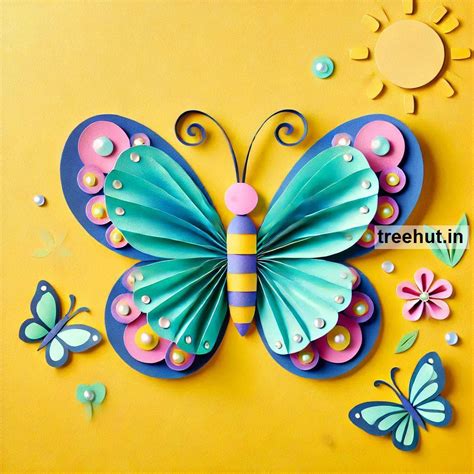 Butterfly Paper Craft Ideas, Spring Classroom Activities