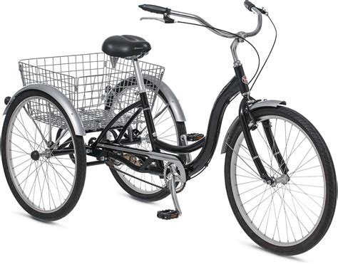 Buy Schwinn Meridian Adult Tricycle, Three Wheel Cruiser Bike, 26-Inch ...