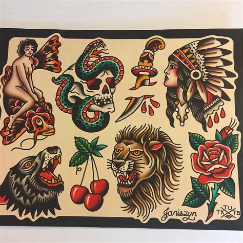 Vintage Sailor Jerry Flash Temporary Tattoo Easytatt Pin on regular