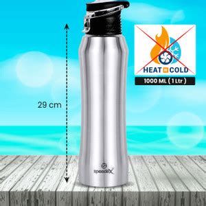 SPEEDEX Stainless Steel Sports Water Bottle for Office Home Gym Leak ...