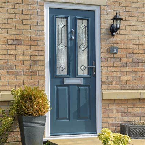 Blue Composite Doors | Blue External Doors & Frames - Solidor