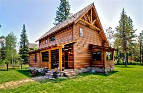 Image result for Small Log Home Design