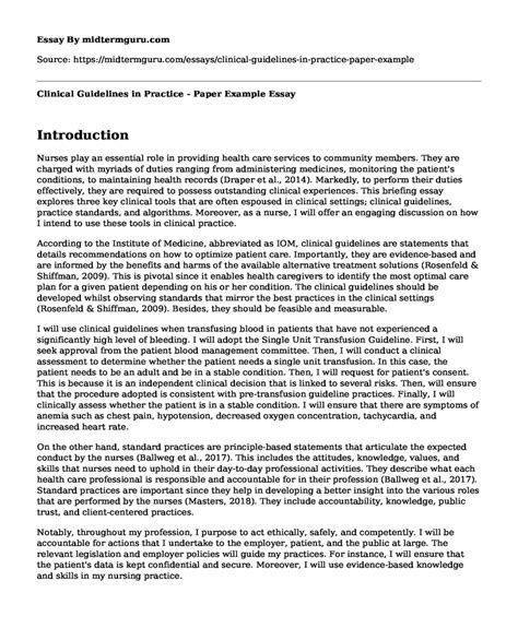 Image result for Manuscript Format of Clinical Practice Guidelines