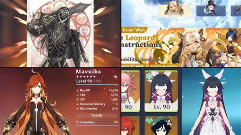 CONFIRMED!! NEW UPDATES Of Mavuika, Xbalanque, Capitano, Columbina And ...