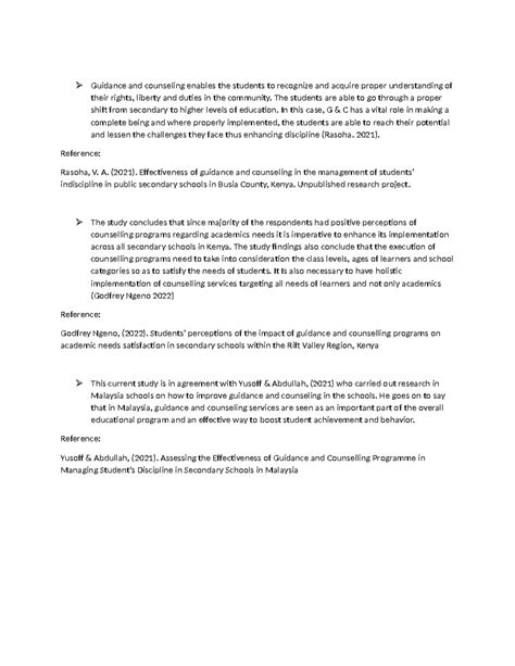 Rrl-rrs - hahaha - Guidance and counseling enables the students to recognize and acquire proper ...