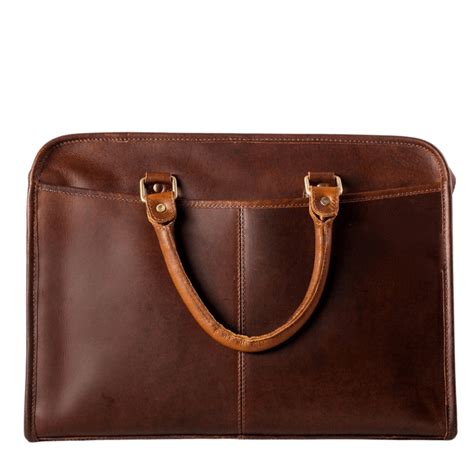 Buy Tan Crunch Leather Laptop Bag Online India at Kinnoti