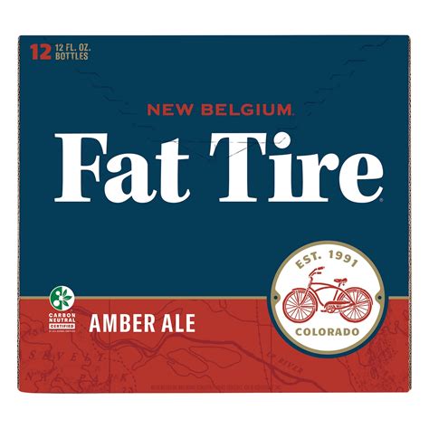 New Belgium Fat Tire Amber Ale Craft Beer 12 pk Bottles - Shop Beer at ...