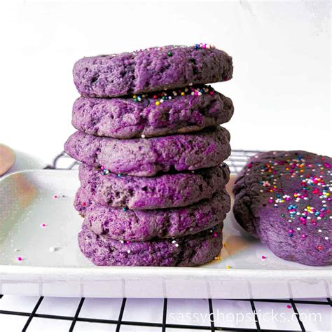 Ube Cookies Recipe: Delicious Purple Yam Dessert - Sassy Chopsticks