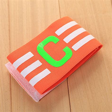 orange : Forfar Soccer competition Football Captain Armband Elastic ...